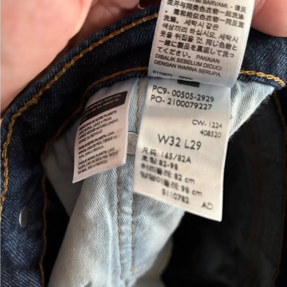 Levi's Navy Straight-Leg Men's Jeans